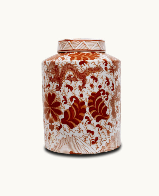 Blood red dragon pot M