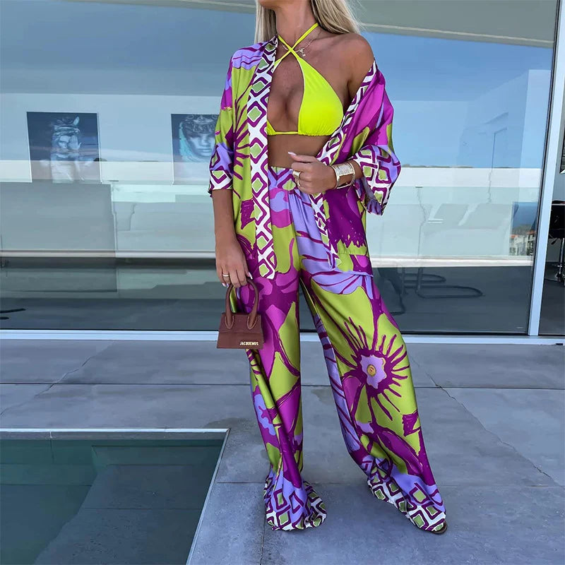 Loose Beach Set Spring Suits